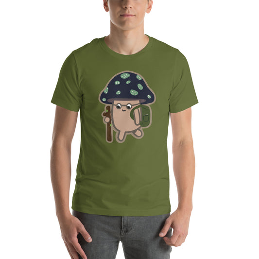 Mushroom Hiker Unisex t-shirt